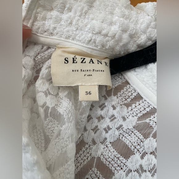 Sezane White Lace Top - Picture 7 of 11